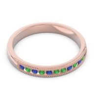 Half Eternity Milgrain Channel Set Tulita Band