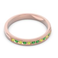 Half Eternity Milgrain Channel Set Tulita Band