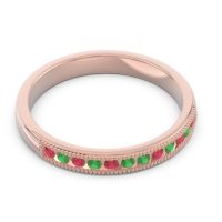 Half Eternity Milgrain Channel Set Tulita Band