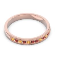 Half Eternity Milgrain Channel Set Tulita Band