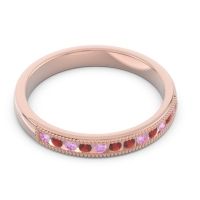 Half Eternity Milgrain Channel Set Tulita Band