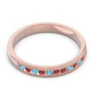 Half Eternity Milgrain Channel Set Tulita Band