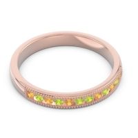 Half Eternity Milgrain Channel Set Tulita Band