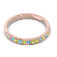 Half Eternity Milgrain Channel Set Tulita Band