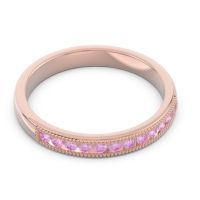 Half Eternity Milgrain Channel Set Tulita Band