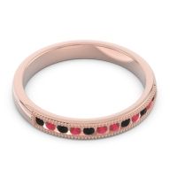 Half Eternity Milgrain Channel Set Tulita Band