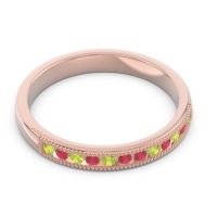 Half Eternity Milgrain Channel Set Tulita Band