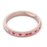 Half Eternity Milgrain Channel Set Tulita Band