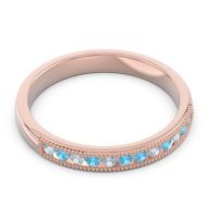 Half Eternity Milgrain Channel Set Tulita Band