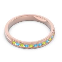 Half Eternity Milgrain Channel Set Tulita Band