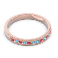 Half Eternity Milgrain Channel Set Tulita Band