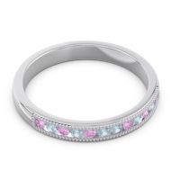 Half Eternity Milgrain Channel Set Tulita Band