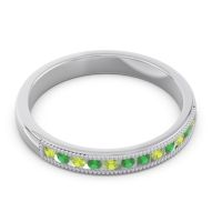 Half Eternity Milgrain Channel Set Tulita Band