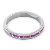 Half Eternity Milgrain Channel Set Tulita Band