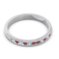Half Eternity Milgrain Channel Set Tulita Band