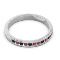 Half Eternity Milgrain Channel Set Tulita Band