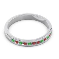 Half Eternity Milgrain Channel Set Tulita Band