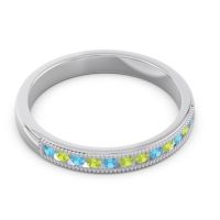 Half Eternity Milgrain Channel Set Tulita Band