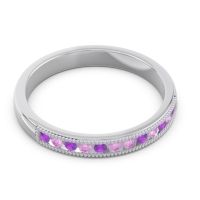 Half Eternity Milgrain Channel Set Tulita Band