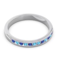 Half Eternity Milgrain Channel Set Tulita Band