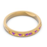 Half Eternity Milgrain Channel Set Tulita Band