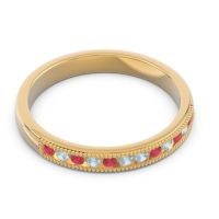 Half Eternity Milgrain Channel Set Tulita Band