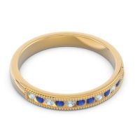 Half Eternity Milgrain Channel Set Tulita Band