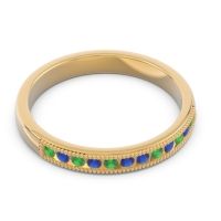 Half Eternity Milgrain Channel Set Tulita Band