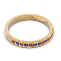 Half Eternity Milgrain Channel Set Tulita Band