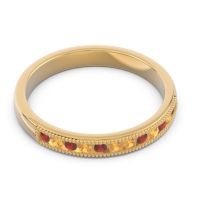 Half Eternity Milgrain Channel Set Tulita Band