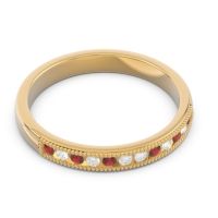Half Eternity Milgrain Channel Set Tulita Band