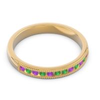 Half Eternity Milgrain Channel Set Tulita Band