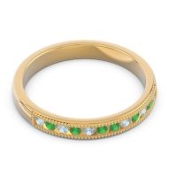 Half Eternity Milgrain Channel Set Tulita Band