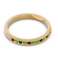 Half Eternity Milgrain Channel Set Tulita Band