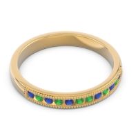 Half Eternity Milgrain Channel Set Tulita Band