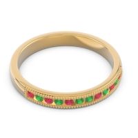Half Eternity Milgrain Channel Set Tulita Band