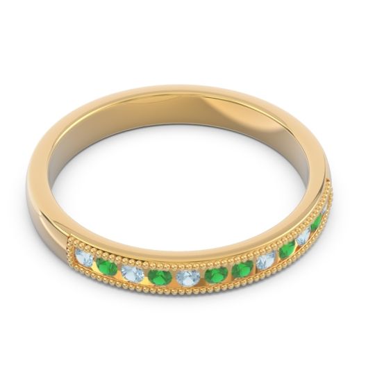 Half Eternity Milgrain Channel Set Tulita Band