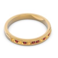 Half Eternity Milgrain Channel Set Tulita Band