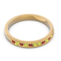 Half Eternity Milgrain Channel Set Tulita Band