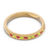 Half Eternity Milgrain Channel Set Tulita Band
