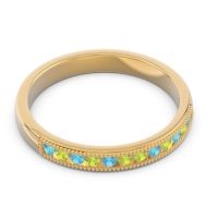 Half Eternity Milgrain Channel Set Tulita Band
