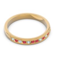 Half Eternity Milgrain Channel Set Tulita Band