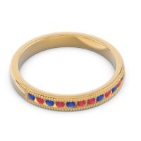 Half Eternity Milgrain Channel Set Tulita Band