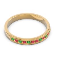 Half Eternity Milgrain Channel Set Tulita Band
