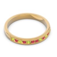 Half Eternity Milgrain Channel Set Tulita Band