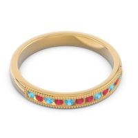 Half Eternity Milgrain Channel Set Tulita Band