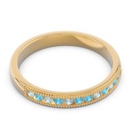 Half Eternity Milgrain Channel Set Tulita Band