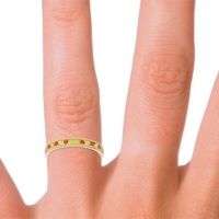 Half Eternity Milgrain Channel Set Tulita Band