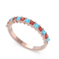 Half Eternity Pave Princess Lepyakara Band