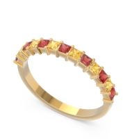 Half Eternity Pave Princess Lepyakara Band